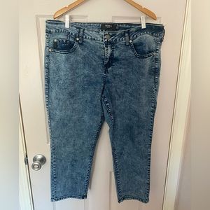 Acid wash Torrid cut off jeans Size 20R